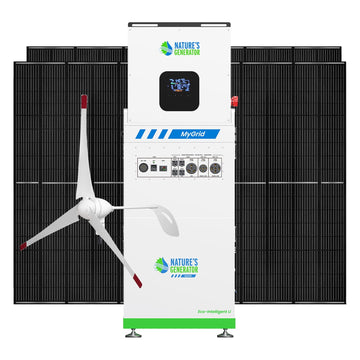 MyGrid Solar and Wind Generator 10K System - Ultimate Home Solar Kit for Sustainable Energy - Power Independence HQ