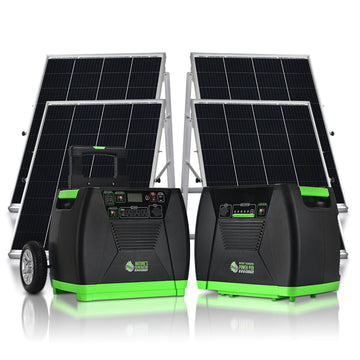 Nature's Generator Elite Platinum System - The Ultimate Solar Generator for Off-Grid Power