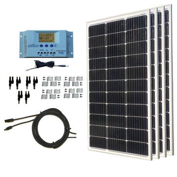 400-Watt Solar Panel Kit with P30L LCD Charge Controller for Efficient Energy Solutions