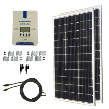 200 Watt Solar Panel Kit with TrakMax MPPT 40A Charge Controller