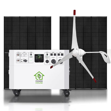 Nature's Generator Powerhouse Gold WE System - Solar and Wind Hybrid Energy System