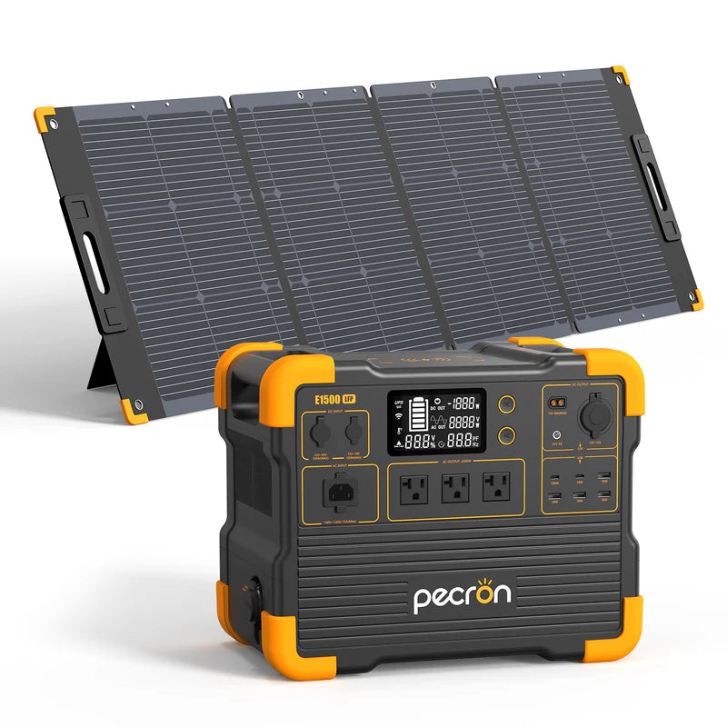 PECRON E1500LFP Solar Generator Kit for Reliable Power Solutions - Power Independence HQ