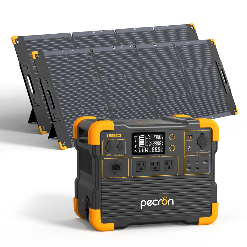 PECRON E1500LFP Solar Generator Kit for Reliable Power Solutions - Power Independence HQ