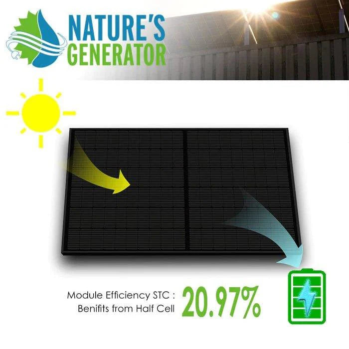 Nature's Generator 6000 Solar Kit with Solar Panels and Wind Turbine - Power Independence HQ