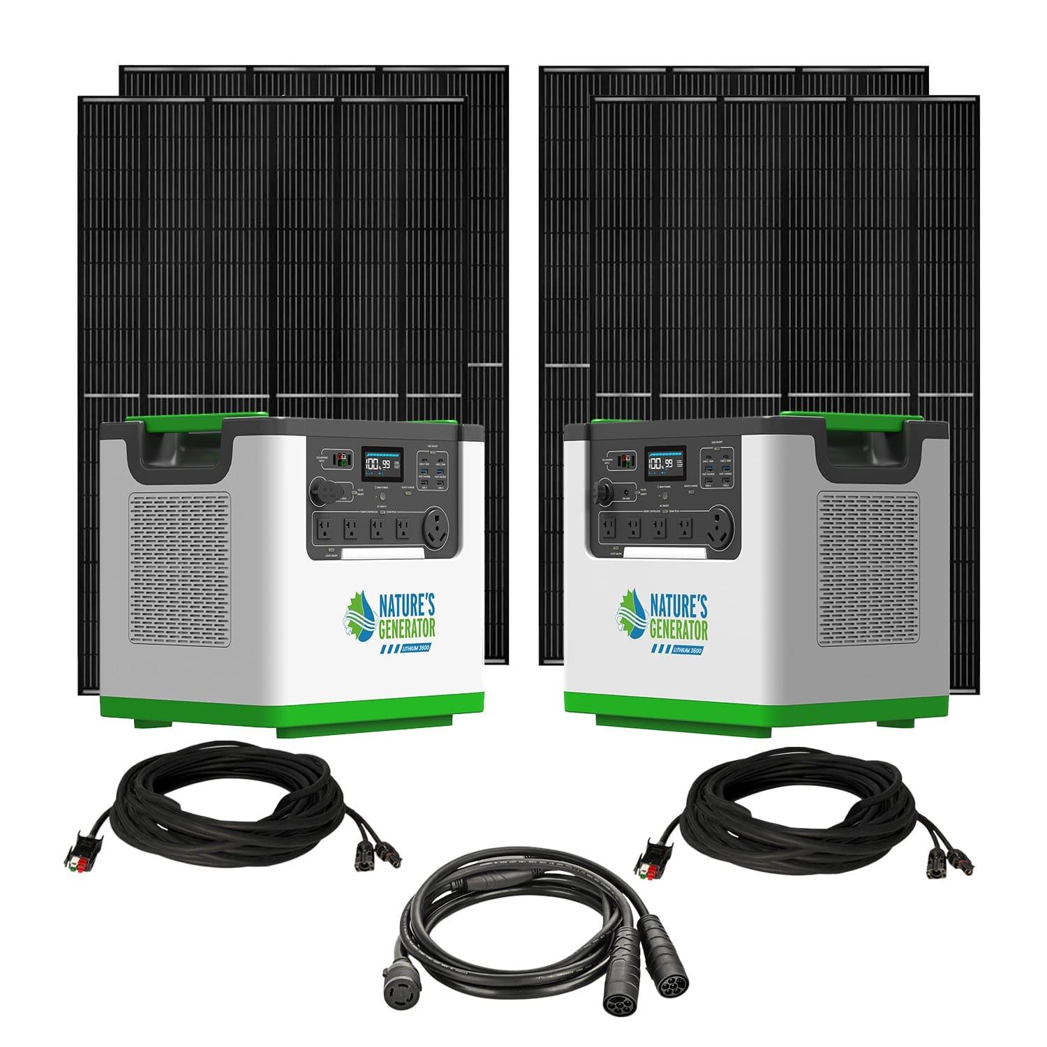 Nature's Generator Solar Generator Lithium 3600 - Power Independence HQ
