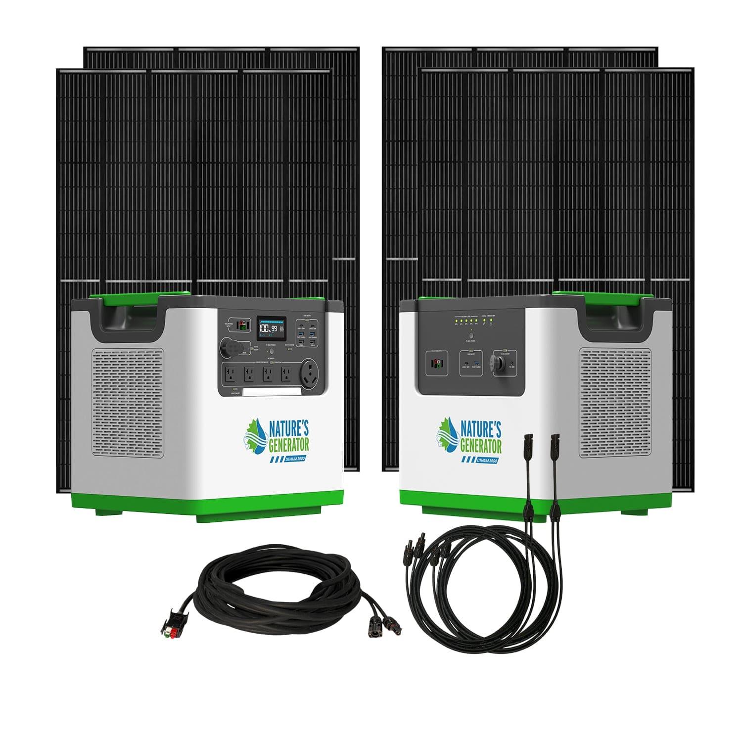 Nature's Generator Solar Generator Lithium 3600 - Power Independence HQ