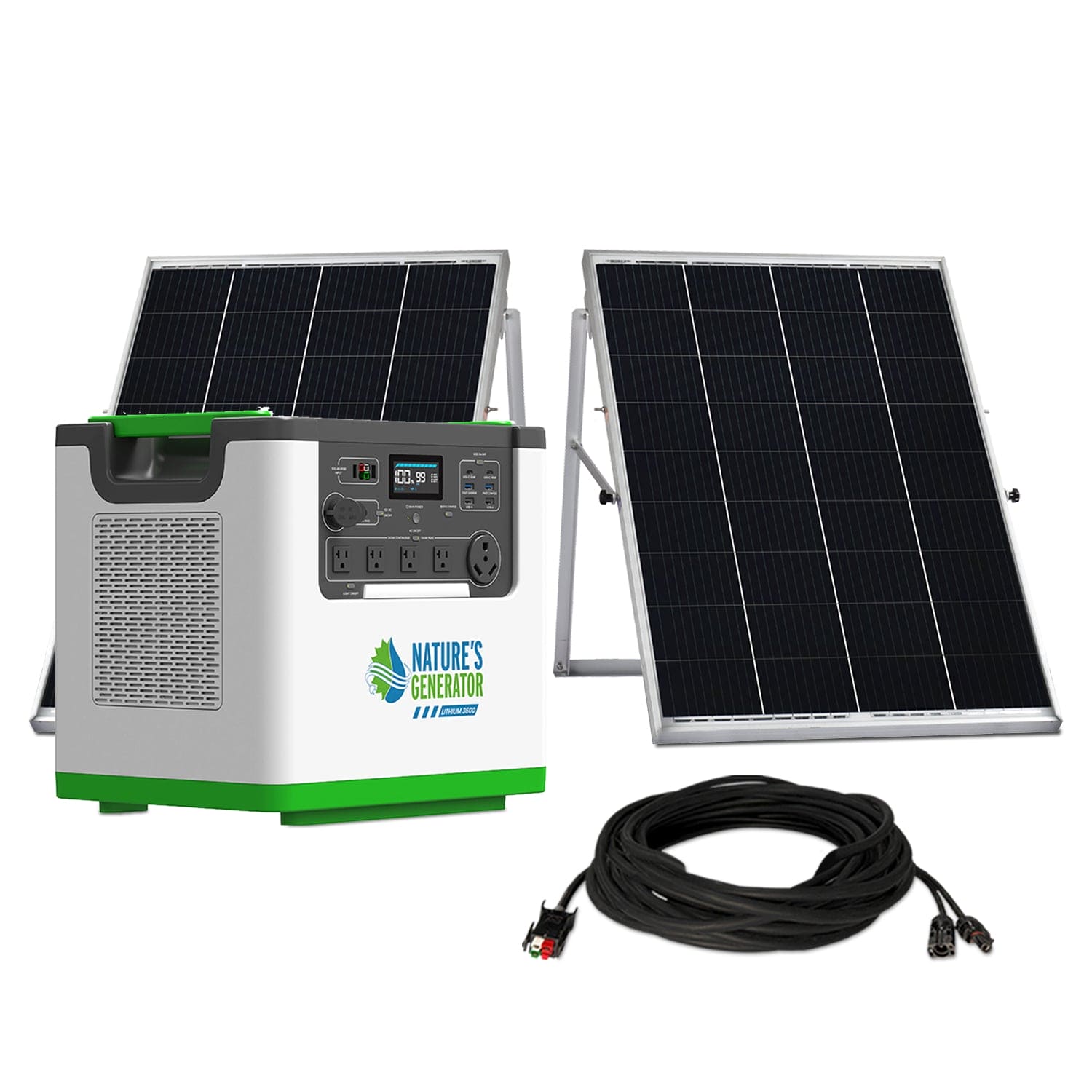 Nature's Generator Solar Generator Lithium 3600 - Power Independence HQ