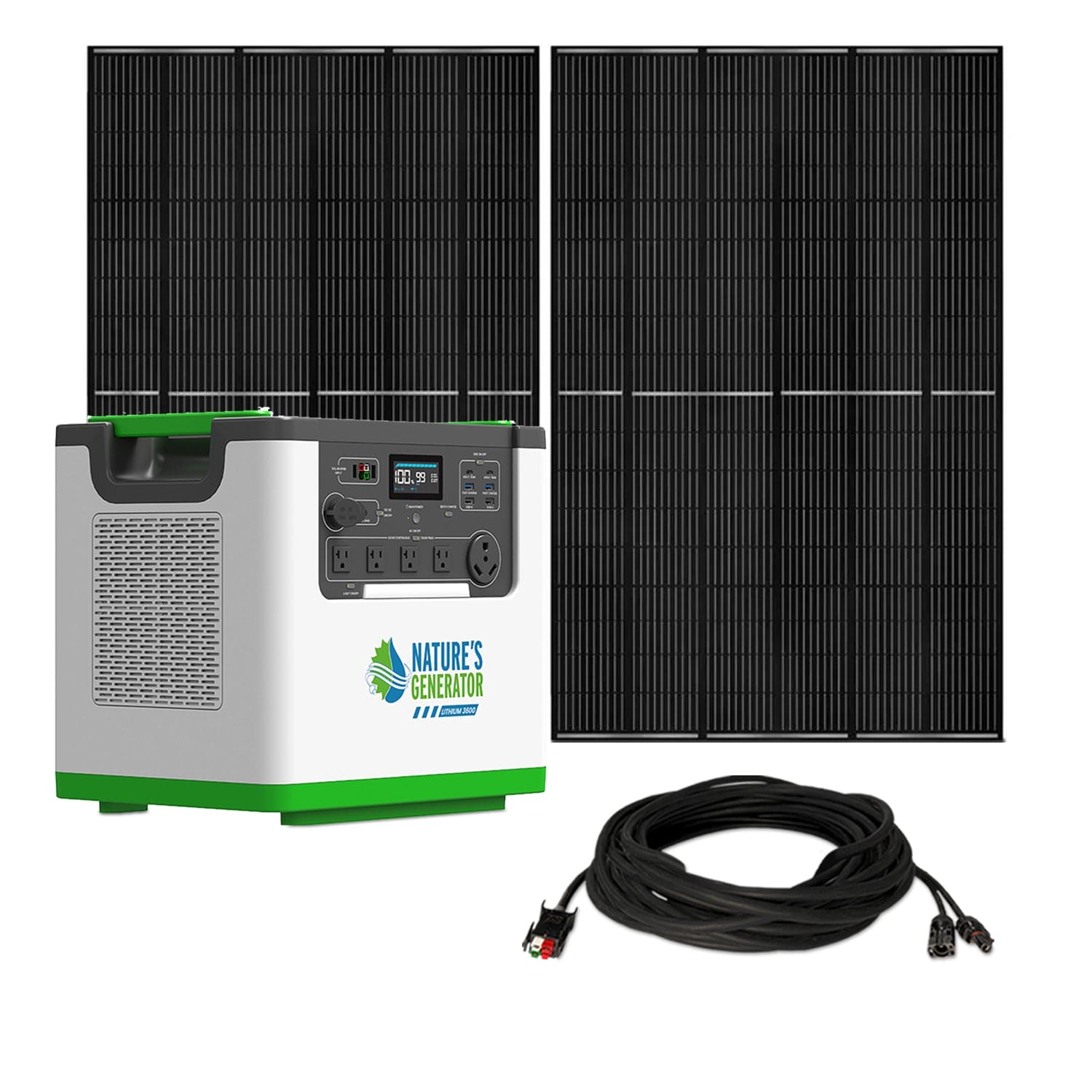 Nature's Generator Solar Generator Lithium 3600 - Power Independence HQ
