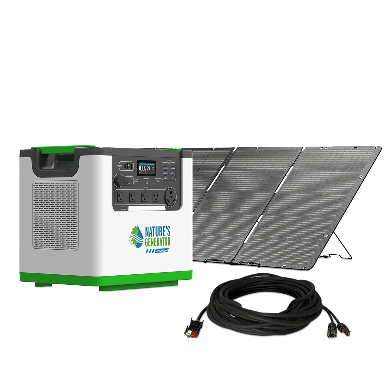 Nature's Generator Solar Generator Lithium 3600 - Power Independence HQ