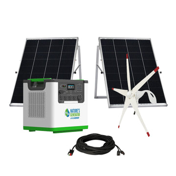 Nature's Generator Lithium 3600 Solar and Wind Hybrid Generator