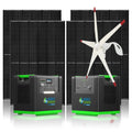 Nature's Generator 6000 Solar Kit with Solar Panels and Wind Turbine - Power Independence HQ