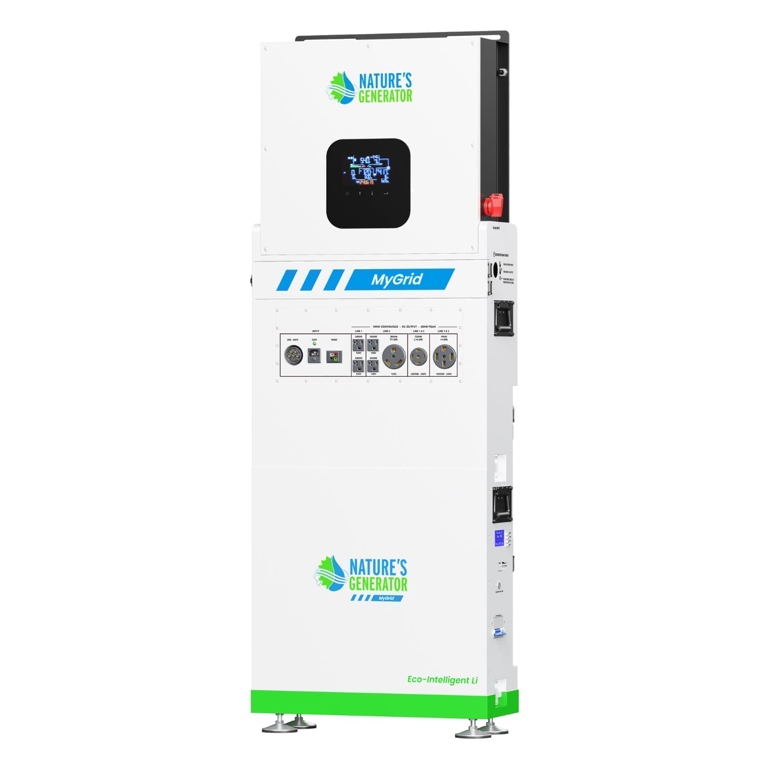 MyGrid Solar and Wind Generator 10K System - Ultimate Home Solar Kit for Sustainable Energy - Power Independence HQ