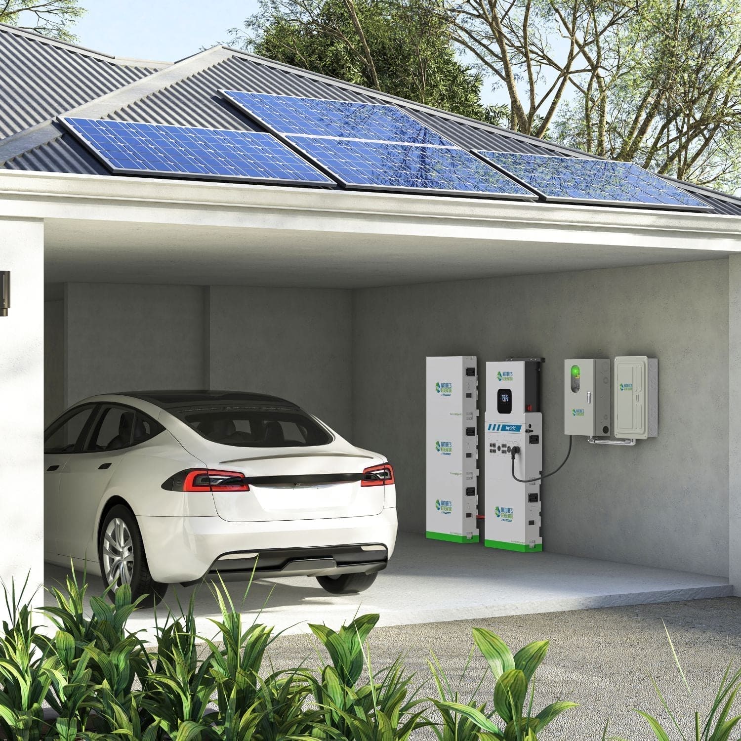 MyGrid Solar and Wind Generator 10K System - Ultimate Home Solar Kit for Sustainable Energy - Power Independence HQ
