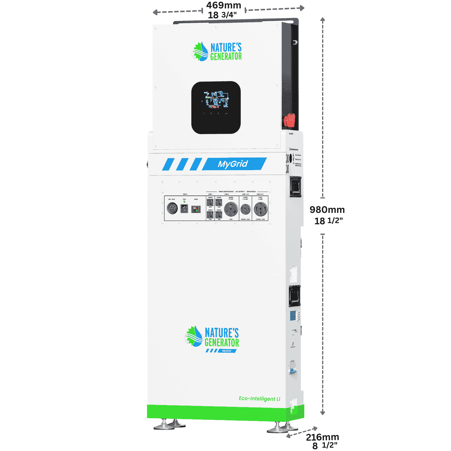 MyGrid Solar and Wind Generator 10K System - Ultimate Home Solar Kit for Sustainable Energy - Power Independence HQ