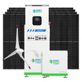 MyGrid Solar and Wind Generator 10K System - Ultimate Home Solar Kit for Sustainable Energy - Power Independence HQ