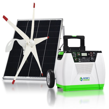 Nature's Generator Gold - WE System Solar Wind Hybrid Generator