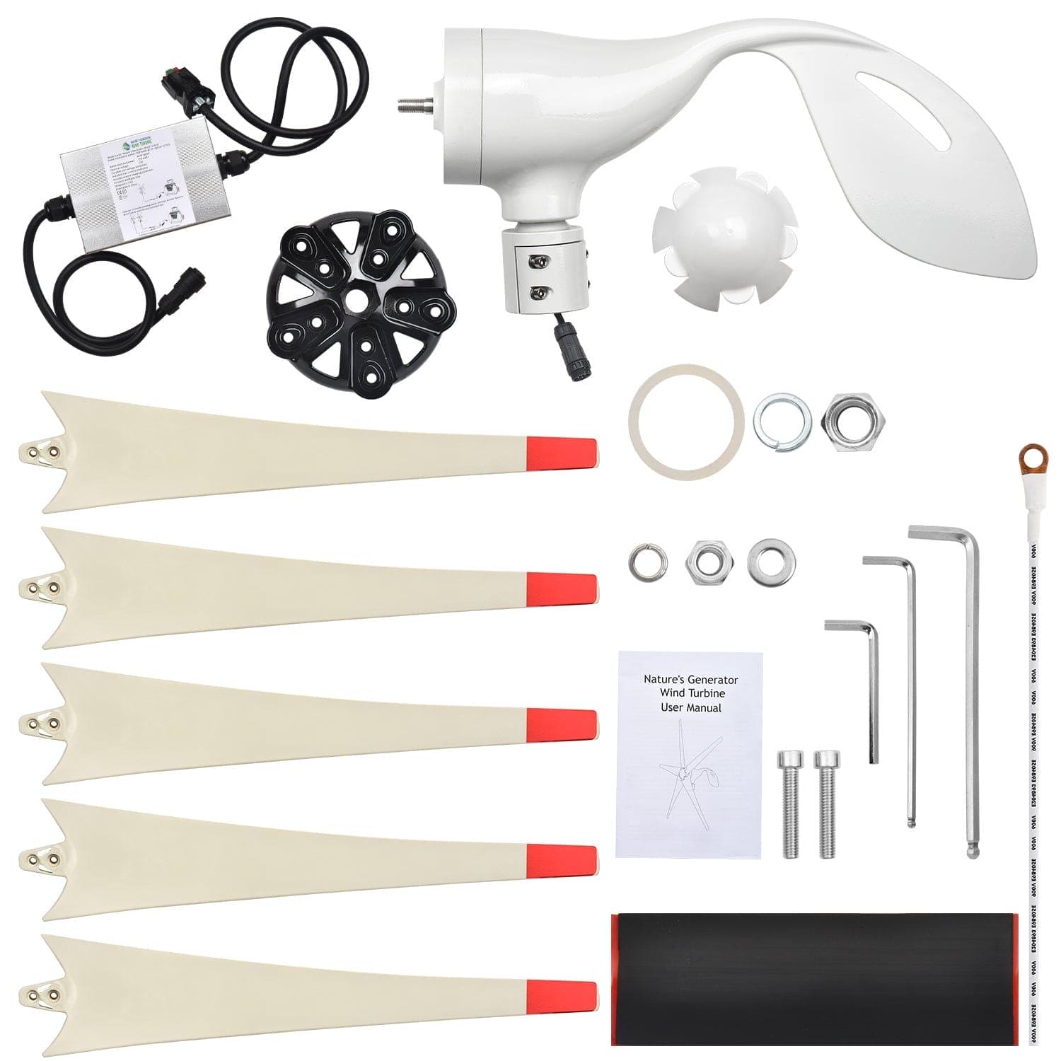 Nature's Generator 6000 Solar Kit with Solar Panels and Wind Turbine - Power Independence HQ
